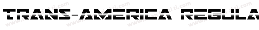 Trans-America Regula字体转换